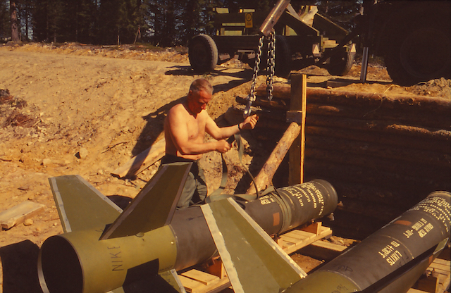 Nike Cajun sounding rocket booster